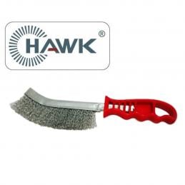 SKI - สกี จำหน่ายสินค้าหลากหลาย และคุณภาพดี | HAWK แปรงลวดเหล็ก ด้ามแดง (462 291-3008) (ขายขั้นต่ำ 6 อัน)